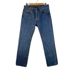 Levi’s 501 Denim Jeans Medium Wash Straight Leg Men’s Size 32 X 32 Y2K Vintage